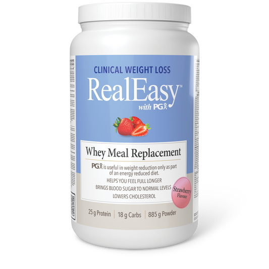 Real Easy Meal Replacement Whey 885g Strawberry