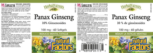 Panax Ginseng 100mg 60softgels