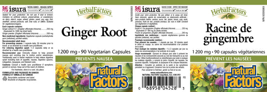 Ginger root 1200mg 90caps