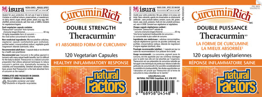 Theracurmin double strength 120caps