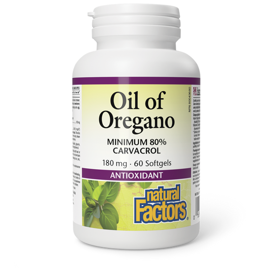 Oil of Oregano 180mg 60gels