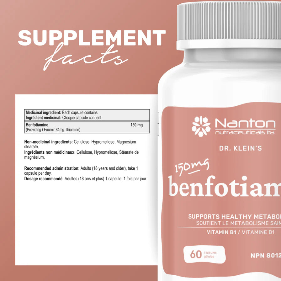 Benfotiamine B1 150caps