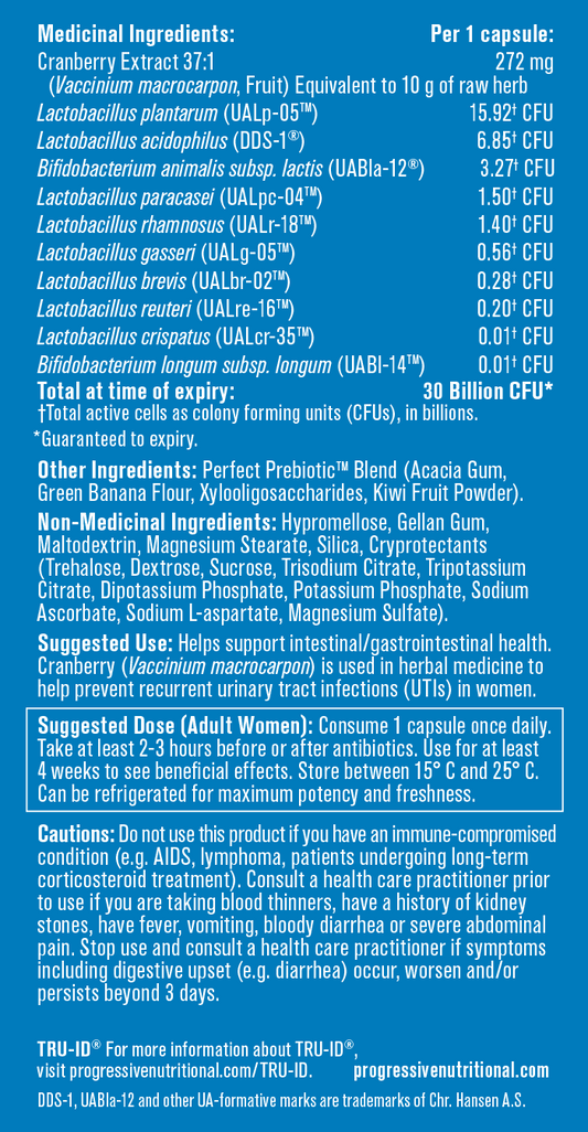 Perfect Probiotic Women’s 30bill 30cap
