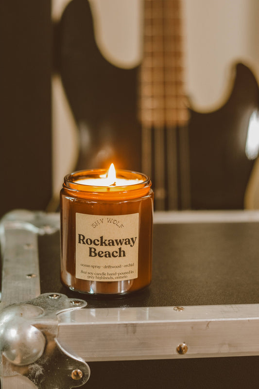 Rockaway Beach Soy Candle - Ocean Spray, Driftwood - Ramones