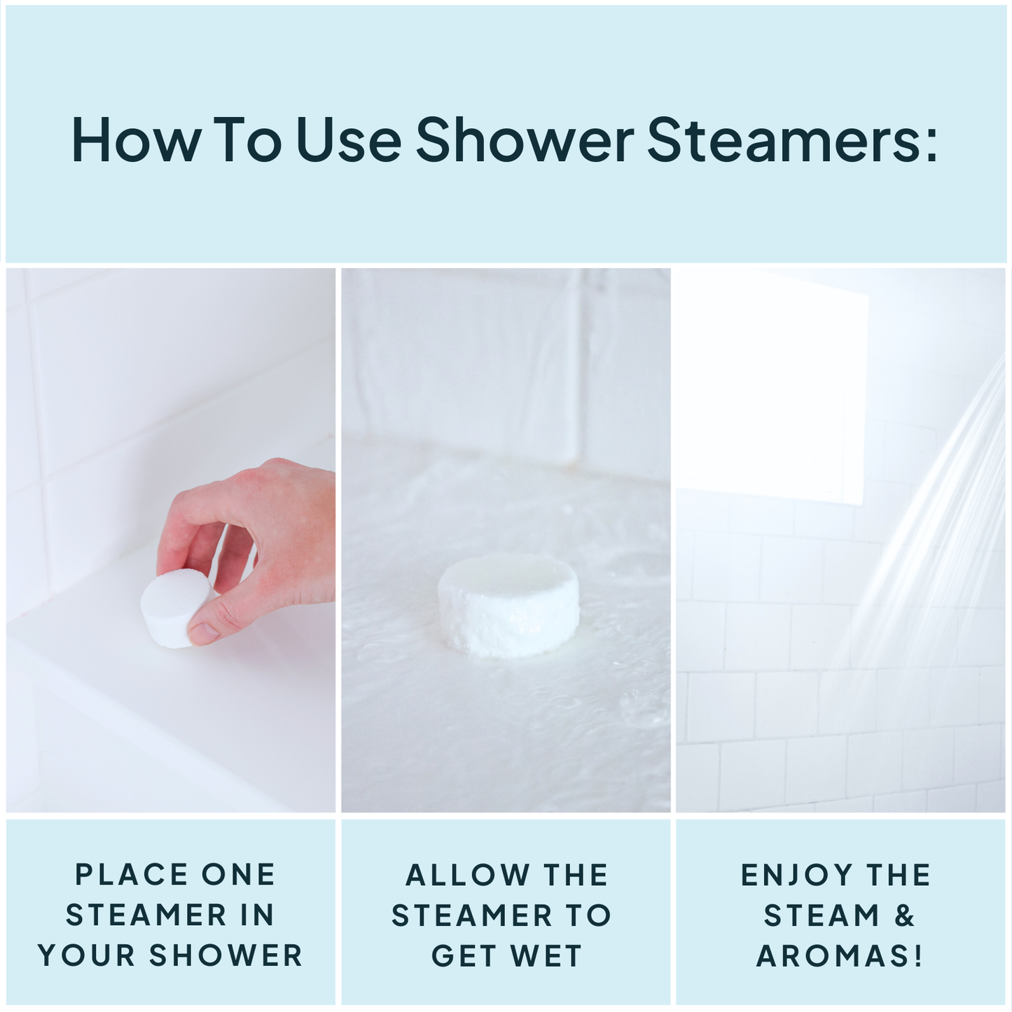 Refreshing Mint Shower Steamers | Nature Bee