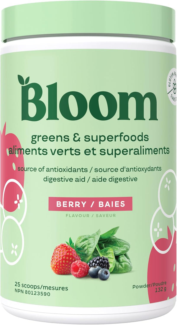 Bloom Greens and Superfoods Berry 25 servings