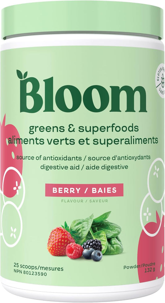 Bloom Greens and Superfoods Berry 25 servings