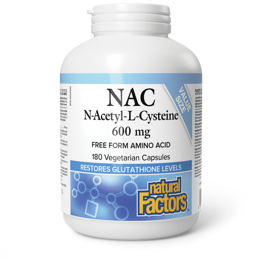 NAC 600mg 180 vcaps
