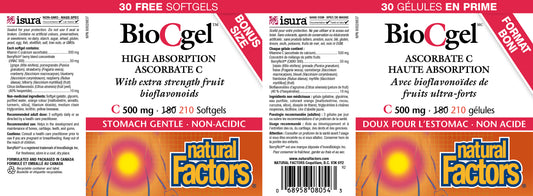 BioCgel 210gels bonus