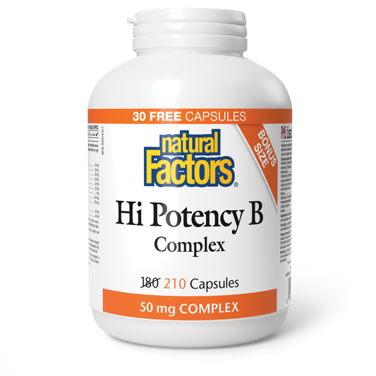 Hi Potency B 50mg Complex 210caps