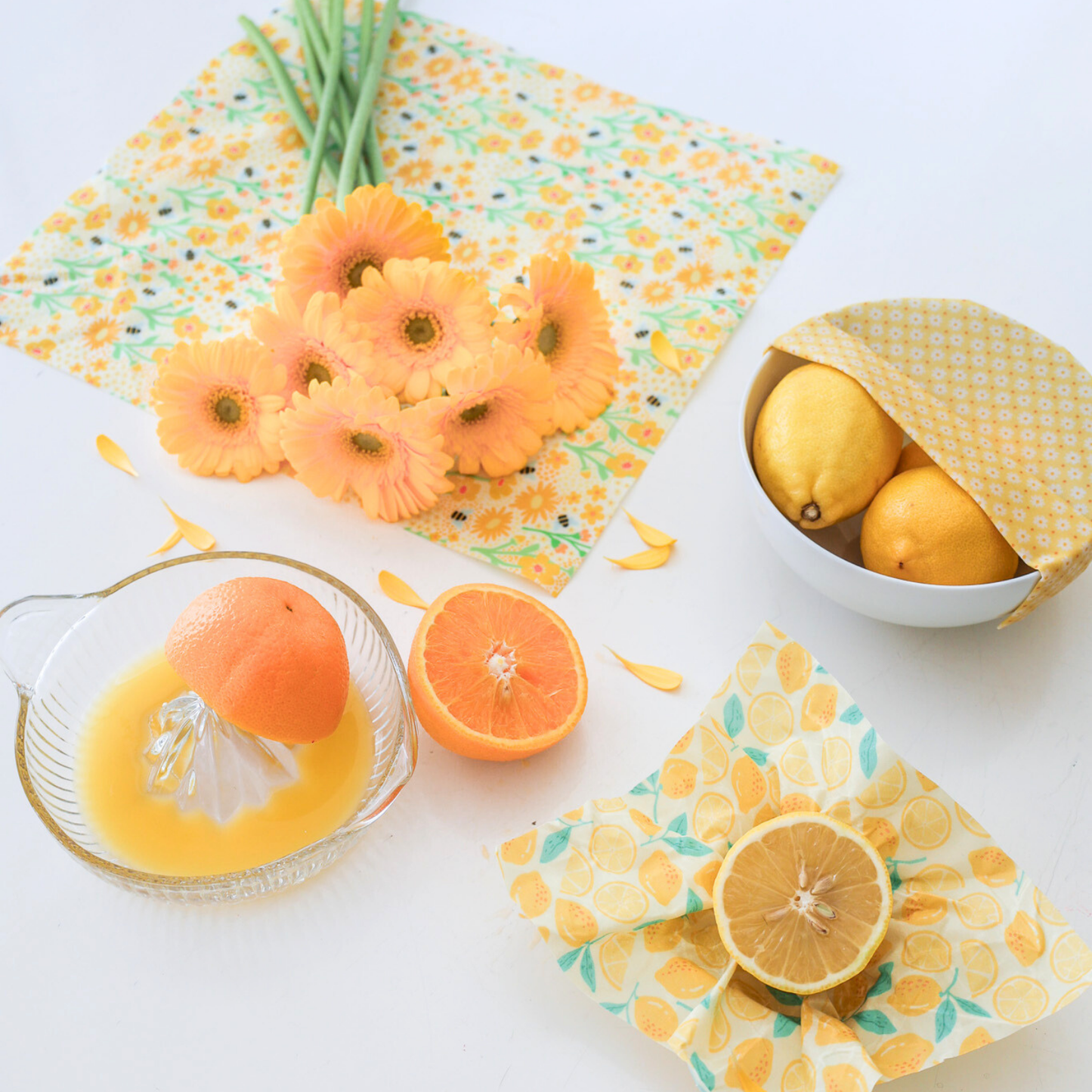 Beeswax Wrap Variety Set - Yellow