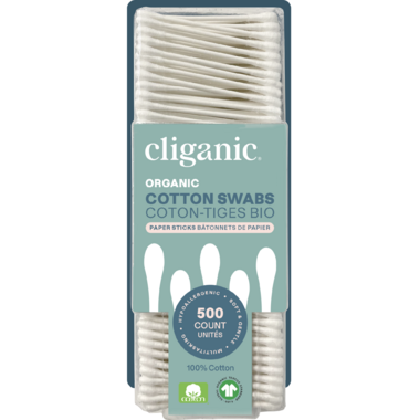 Organic Cotton Swabs 500 count