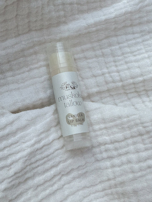Tallow lip balm - vanilla