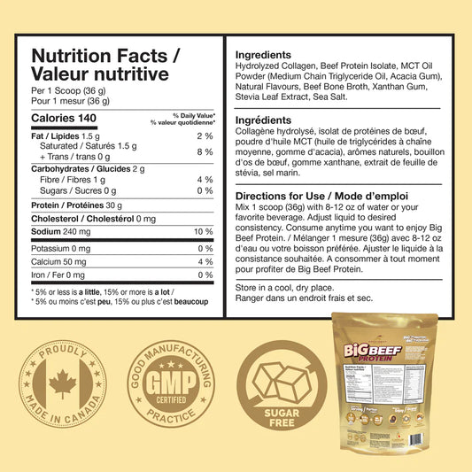 Big Beef Protein Vanilla 907g