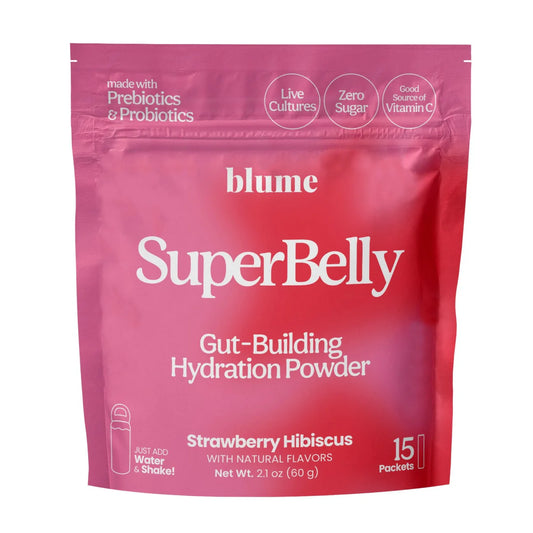 SuperBelly Strawberry Hibiscus 15 packets