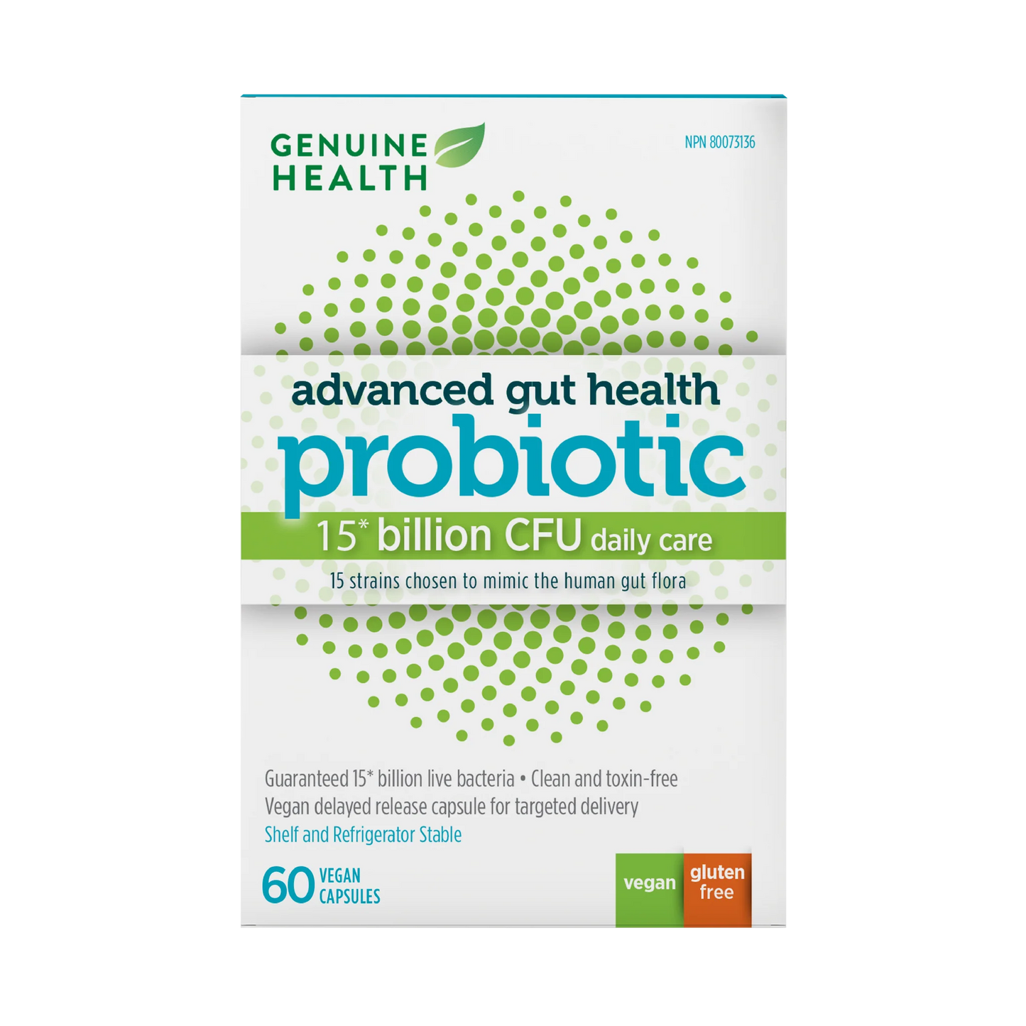 Advanced Gut Health Probiotic 15billion 60caps