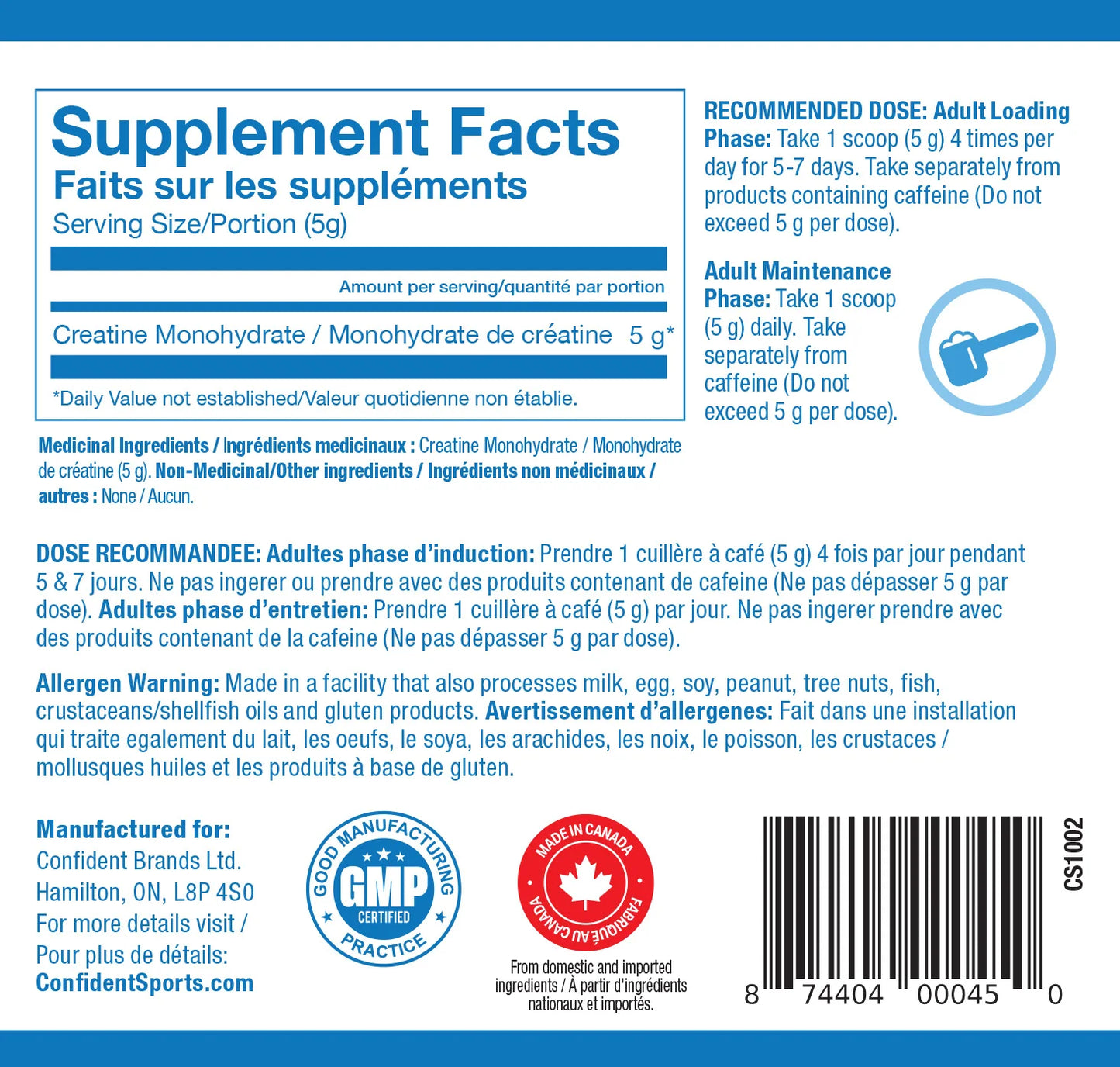 Creatine Monohydrate 450g