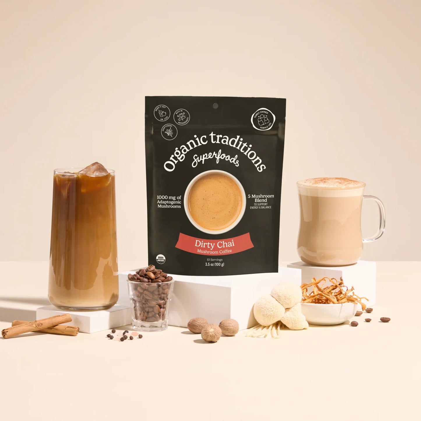 Dirty Chai 5 Mushroom Coffee Blend 100 g