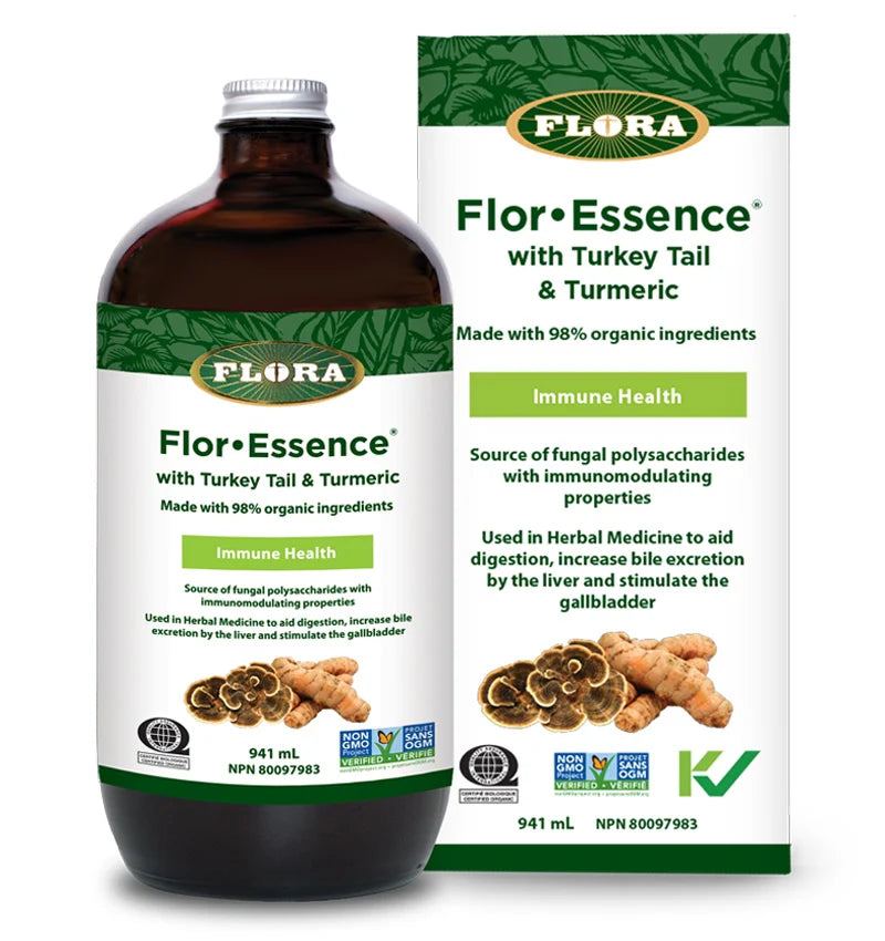 Flor.Essence with Turkey Tail + Turmeric 941ml