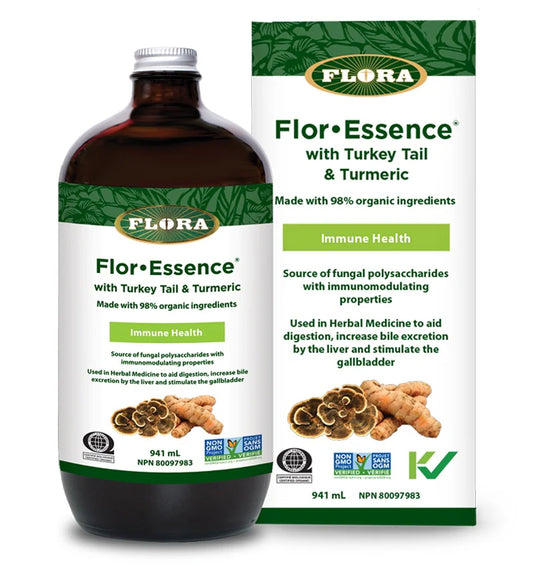 Flor.Essence with Turkey Tail + Turmeric 941ml