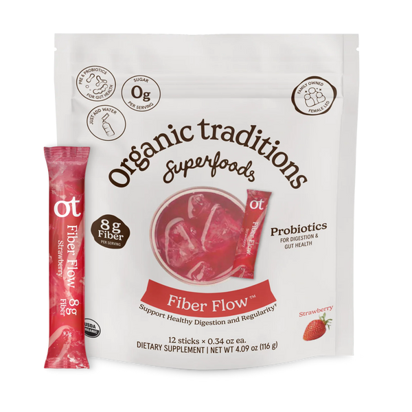 Fibre Flow Strawberry 12 Sachets