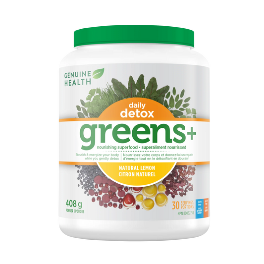 Greens+ Daily Detox Natural Lemon 405g