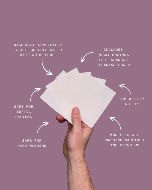 Laundry Detergent Sheets Lavender Bloom