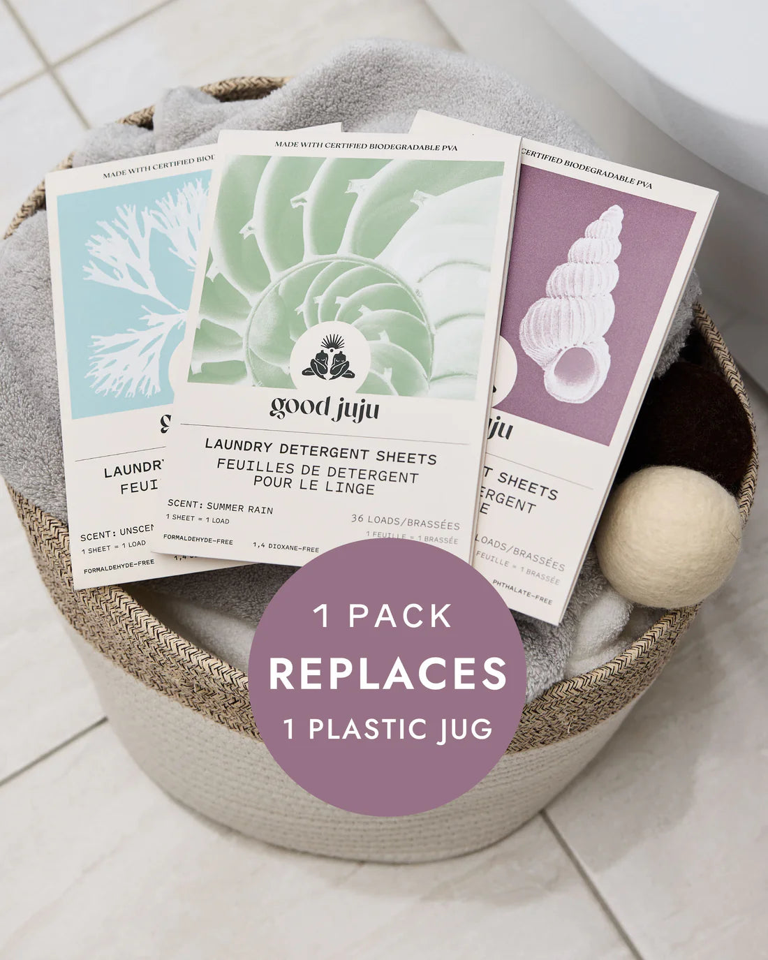 Laundry Detergent Sheets Lavender Bloom