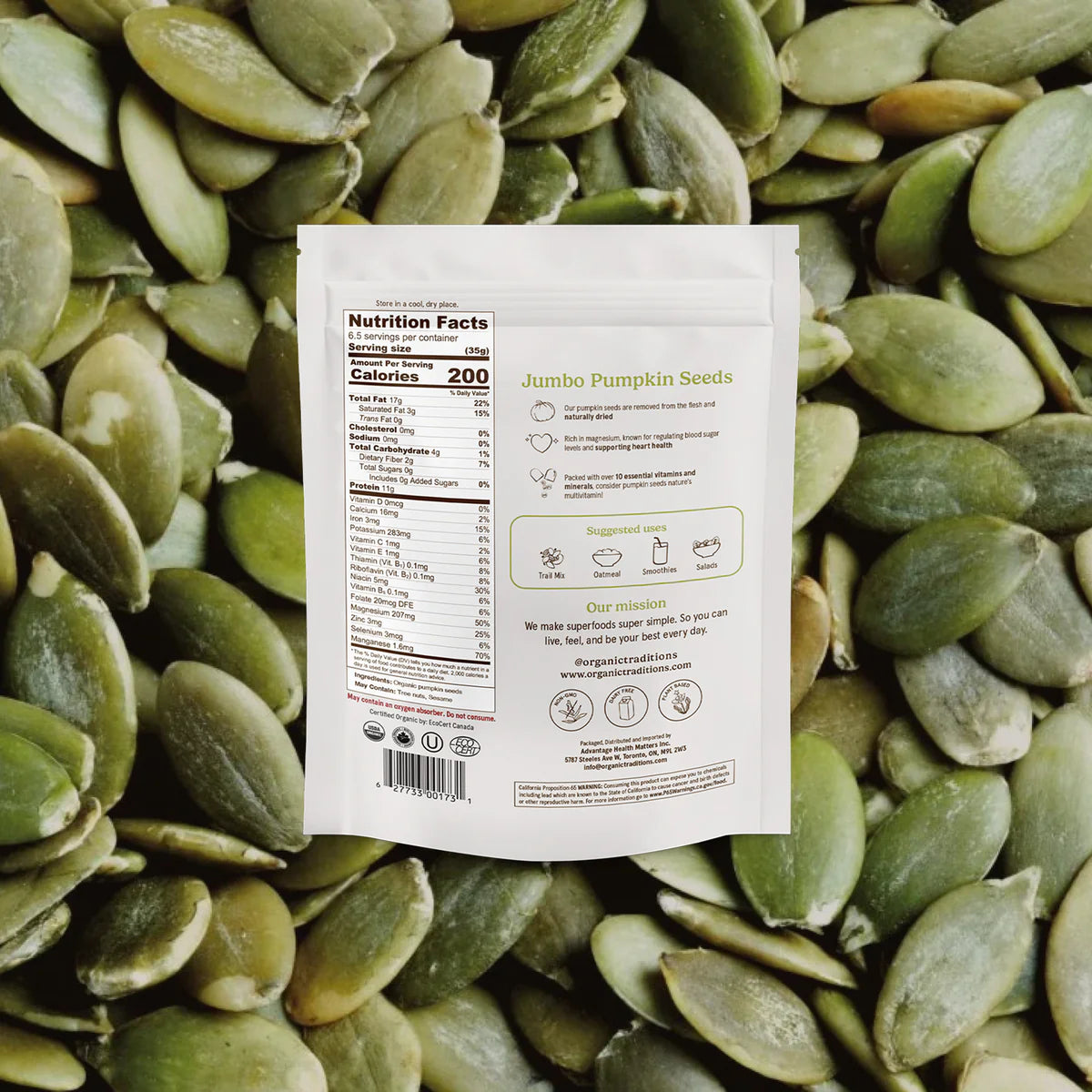 Jumbo Pumpkin Seeds 227g