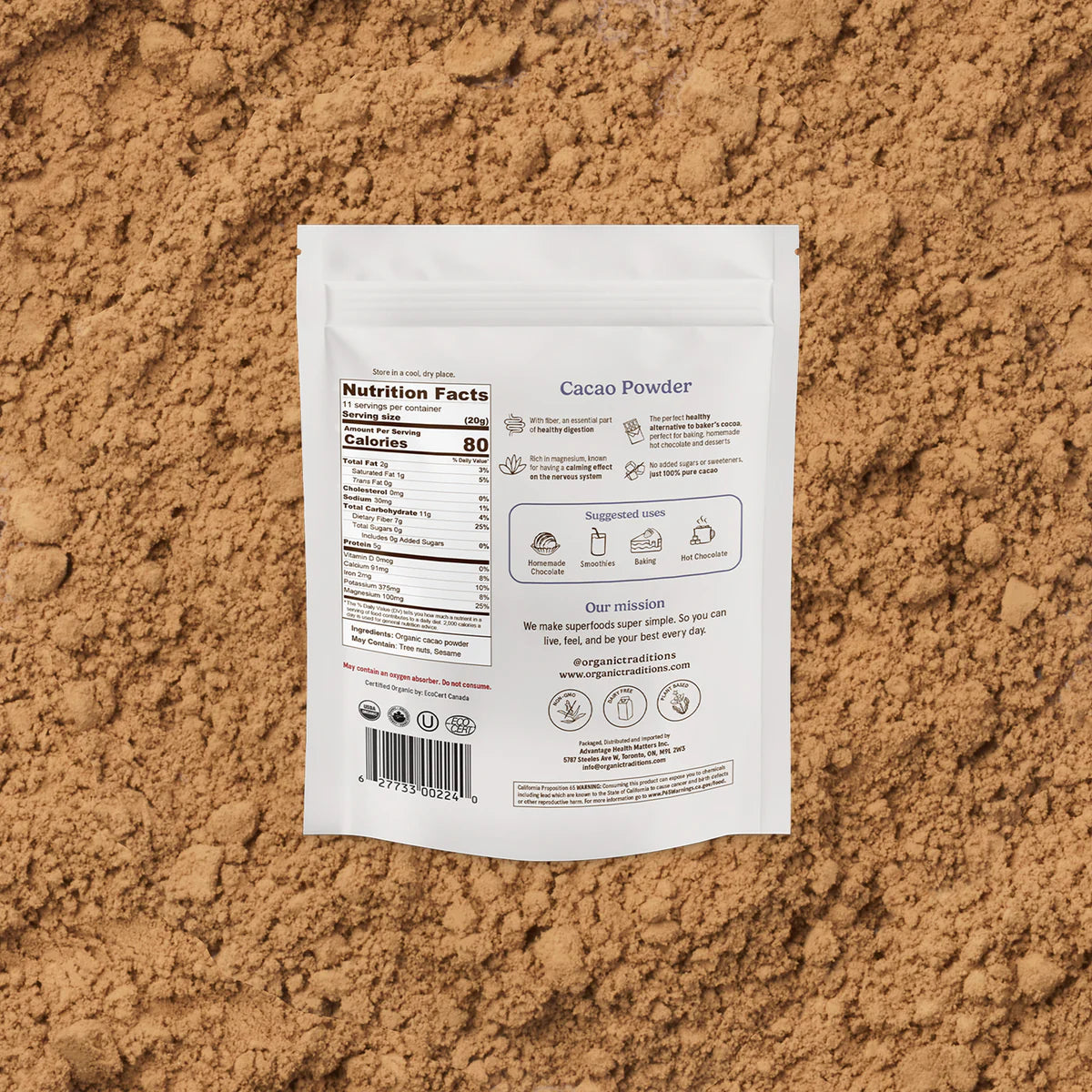 Cacao Powder 227g