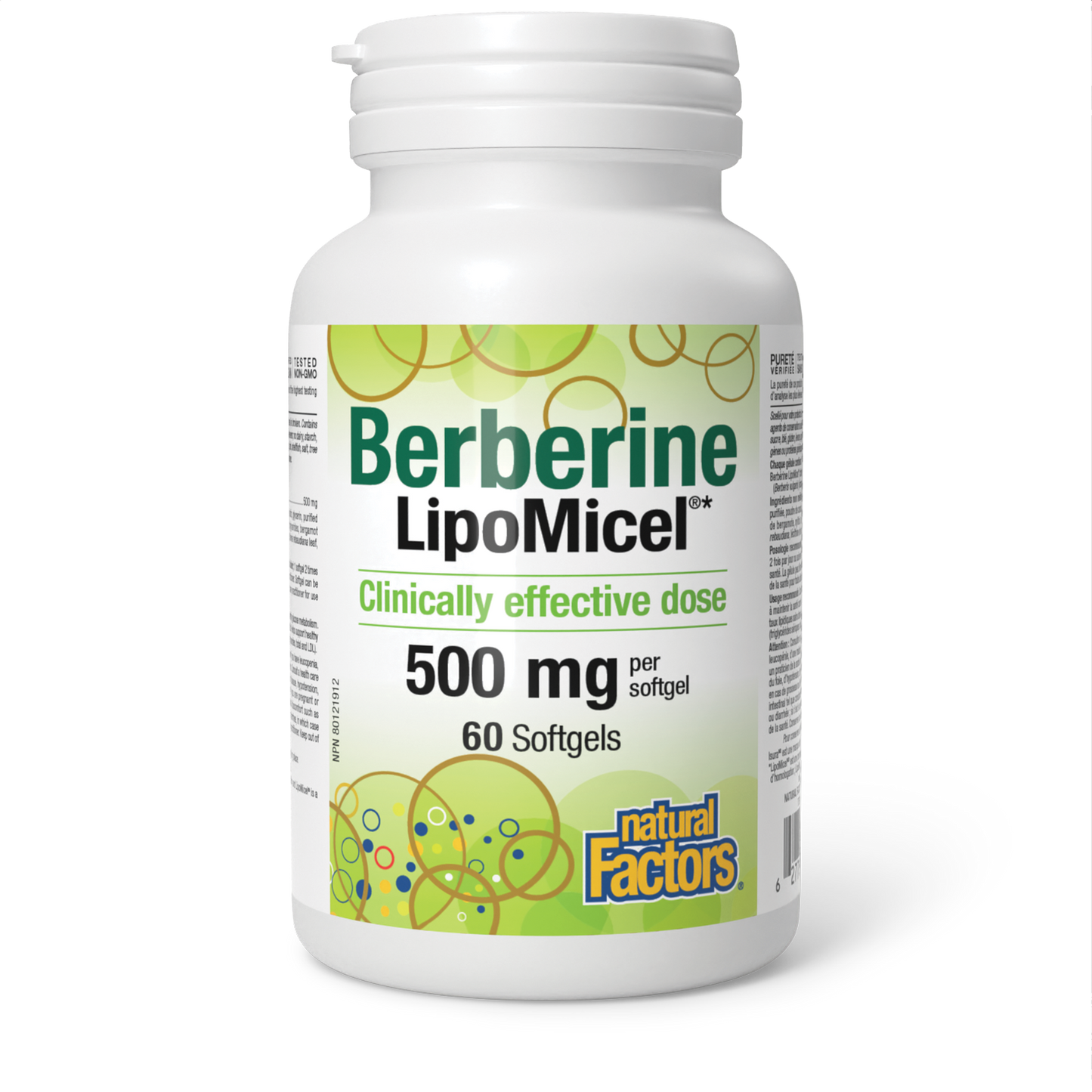 Berberine LipoMicel 500mg 60 softgels
