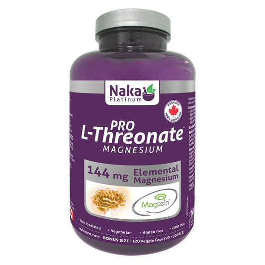 Pro L-Threonate Magnesium 144mg 120caps