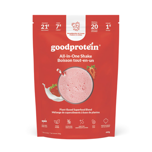 All in One Shake Strawberries & Cream 440g