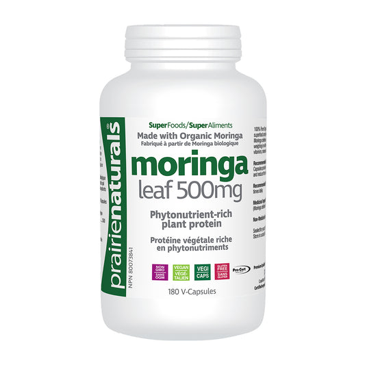 Moringa Leaf 500mg 180 v caps