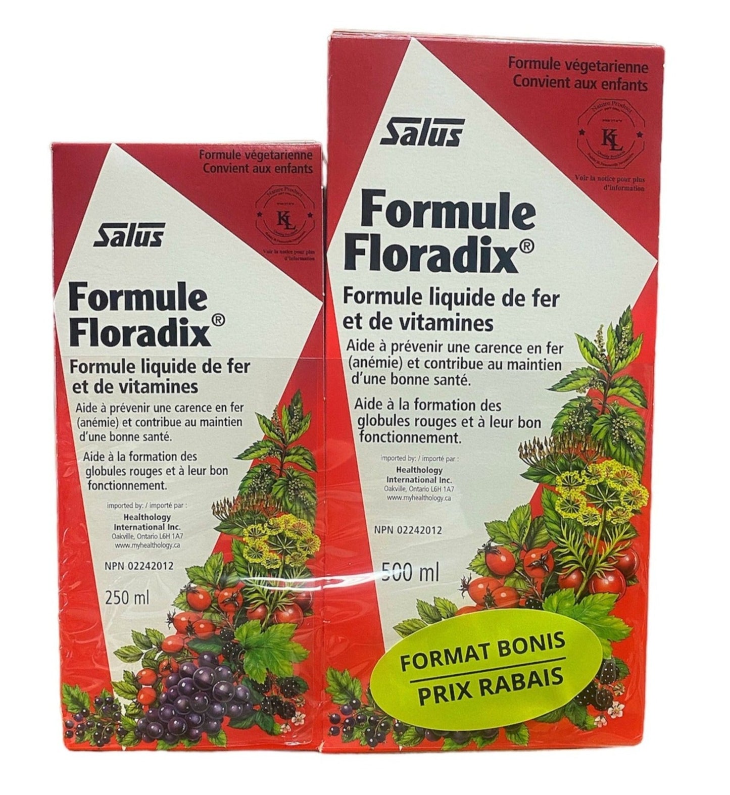 Floradix Iron Liquid Bonus (500ml + 250ml)