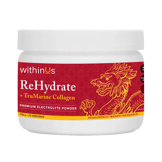 ReHydrate + TruCollagen Dragon Fruit Mango Mandarin 159g