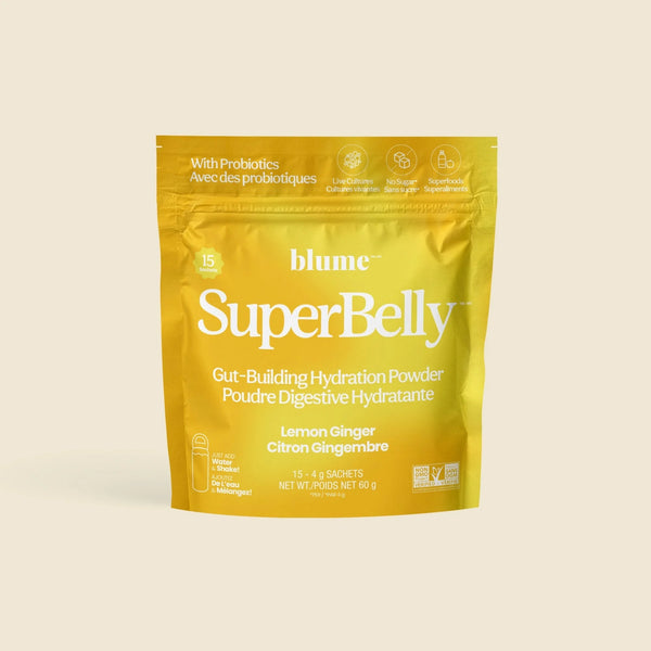 SuperBelly Lemon Ginger 15 pack