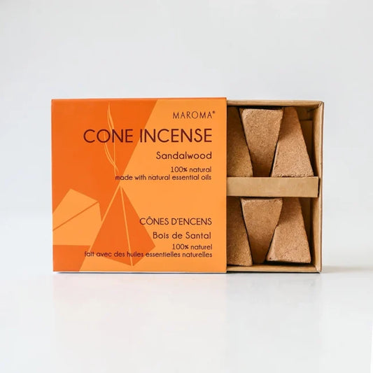 Sandalwood Cone Incense - 10 pack