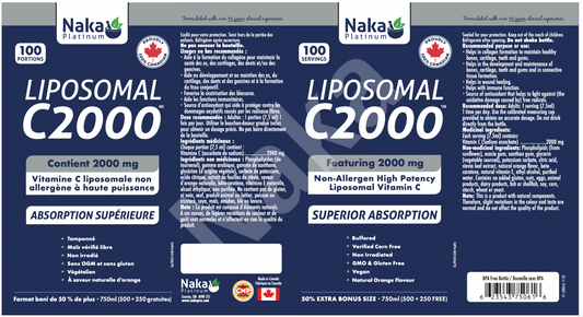 Liposomal C 2000mg 750 ml