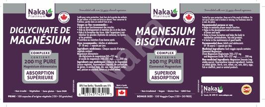 Magnesium Bisglycinate 200mg 150caps