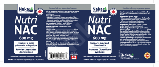 NAC 600mg 150caps