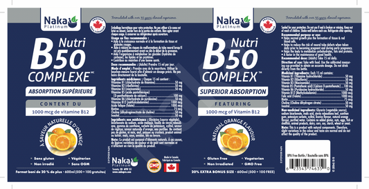 Nutri B50 complex 600ml orange