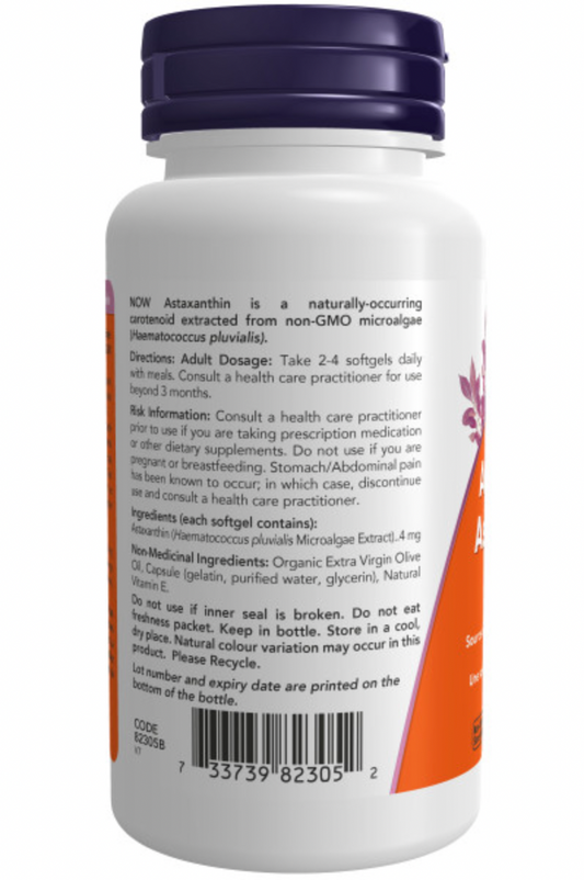 Astaxanthin 4mg 60 softgels