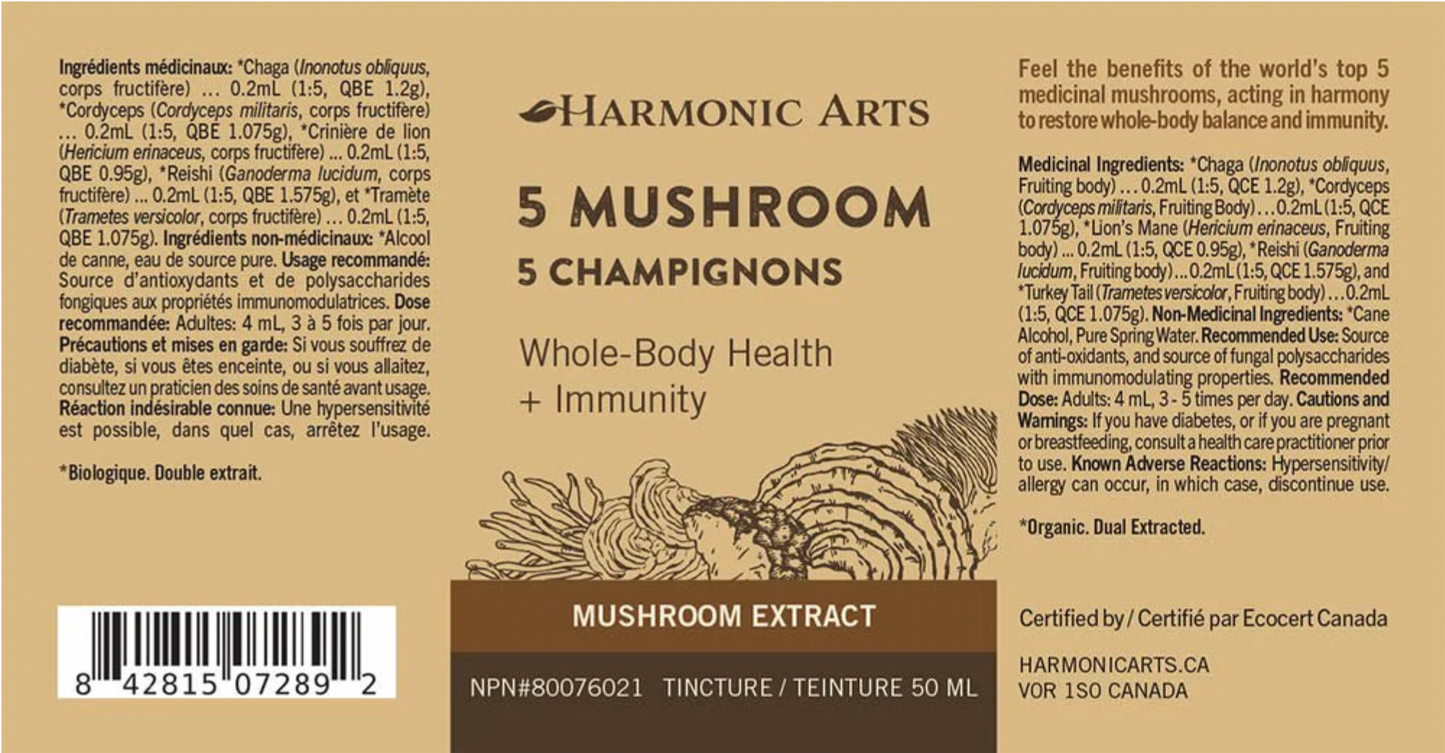 5 Mushroom Extract 100ml