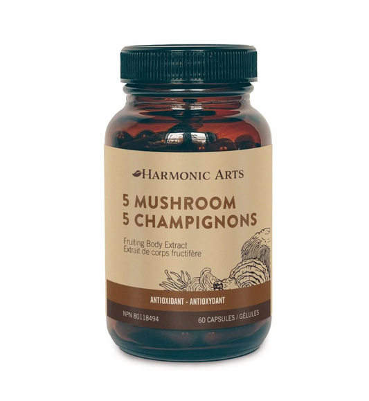 5 Mushroom 60 Capsules