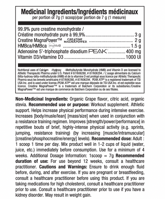 Myoprime 210g Organic Raspberry