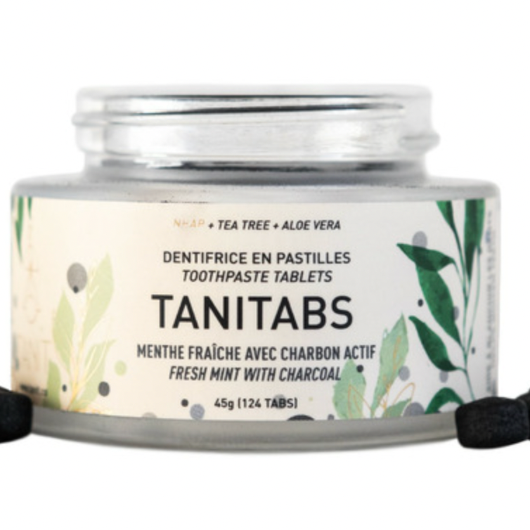 Tanitabs Fresh Mint w/Charcoal Toothpaste 124’s