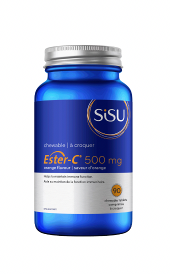 Ester-C 500mg chewable orange 90's
