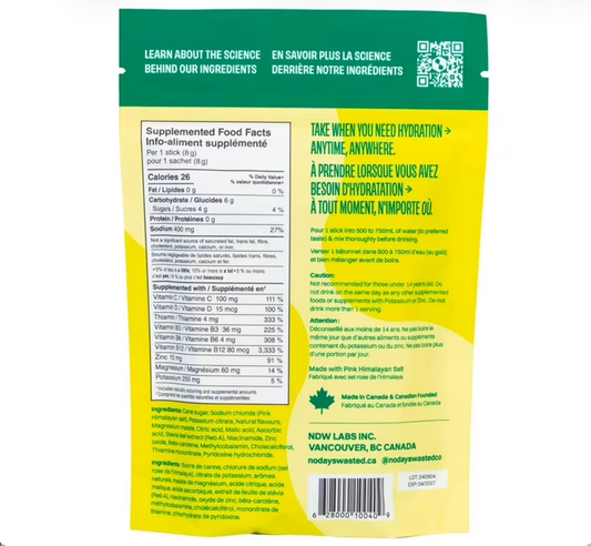 Hydration Replenisher Lemon Lime 9pack
