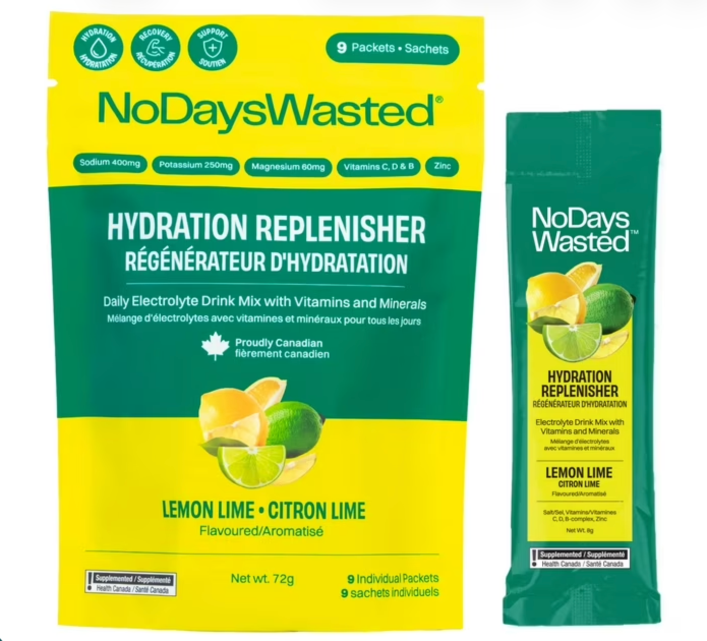 Hydration Replenisher Lemon Lime 9pack